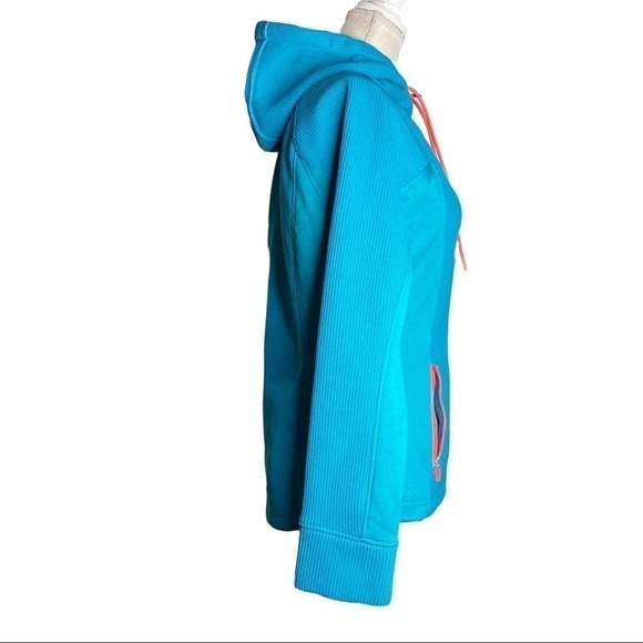 SWISS Tech blue hooded jacket size S - Picture 4 of 10